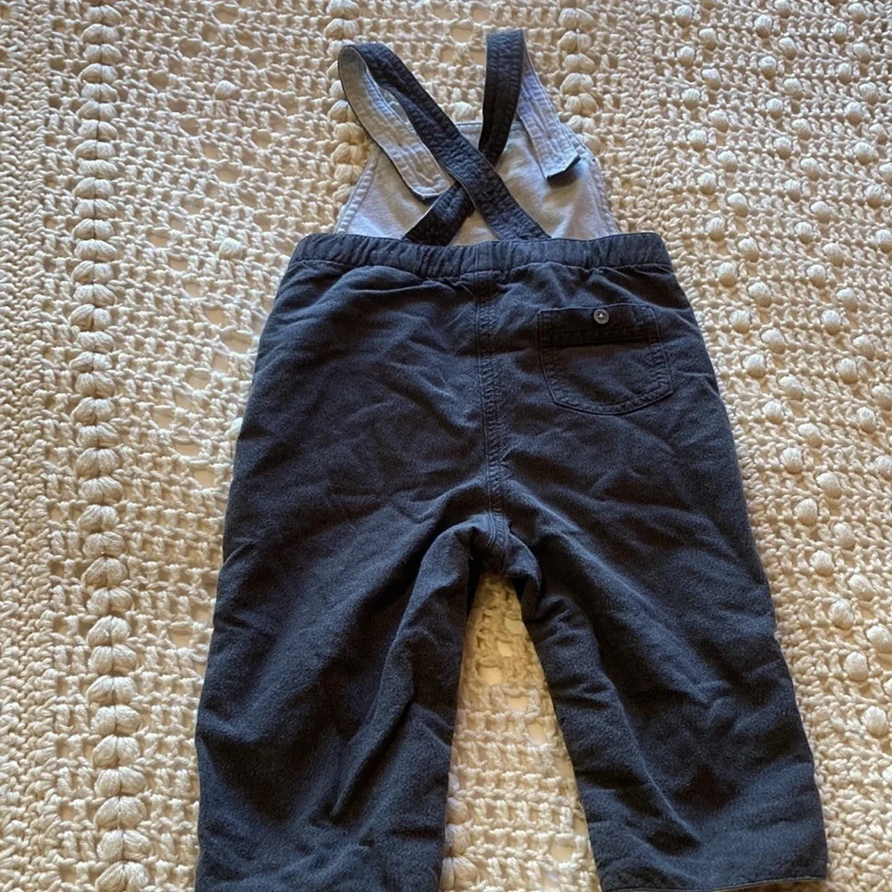 🌈 Gymboree 9-12 M lined overalls with adjustable straps perfect for cold weather